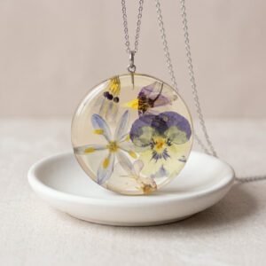 collar mix de flores