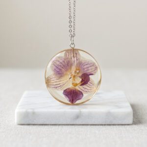 collar orquídea